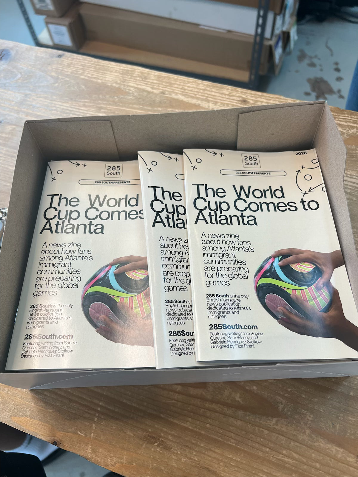 Limited Print Edition of 285 South World Cup Zine