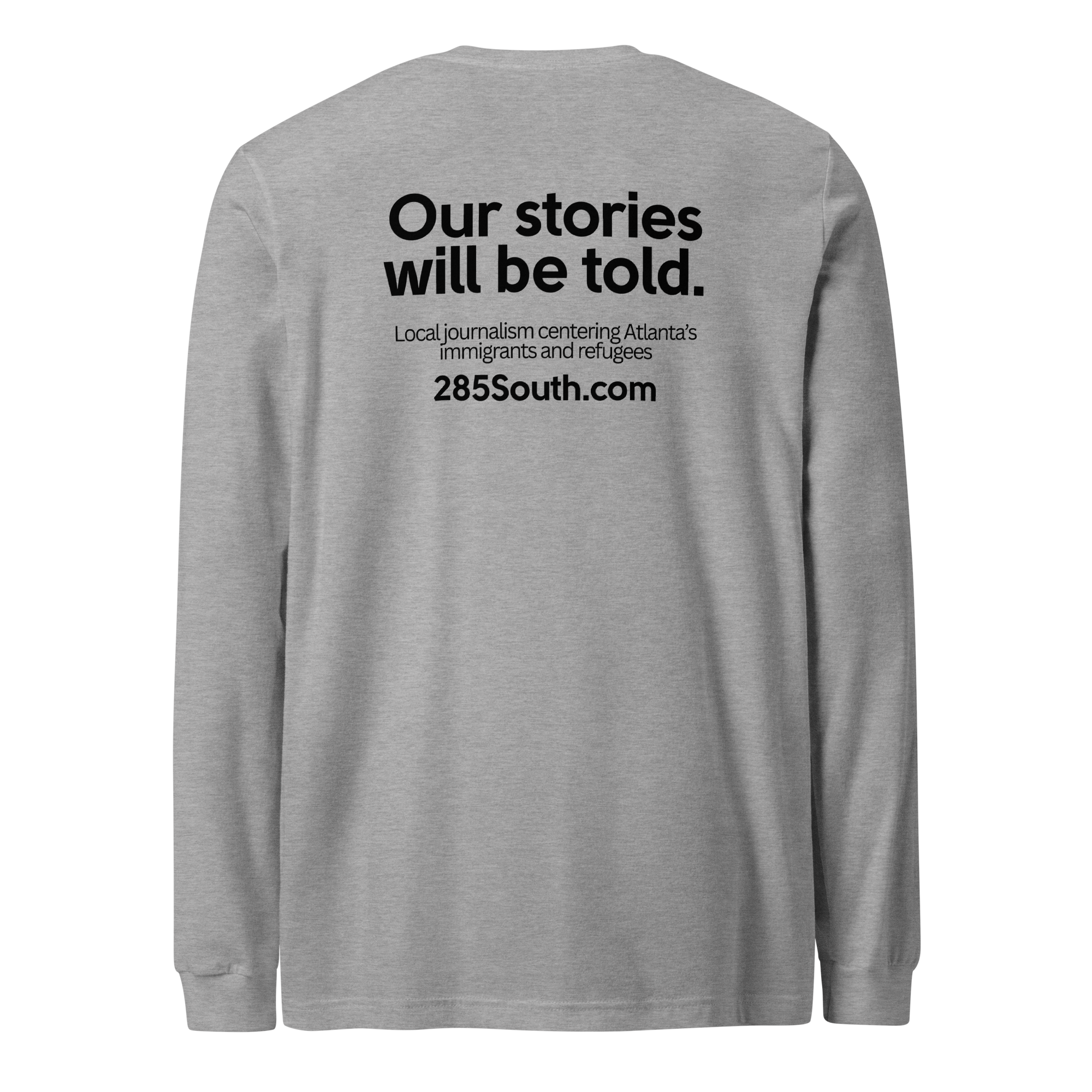 285 South Unisex Long Sleeve Tee (Black Logo)