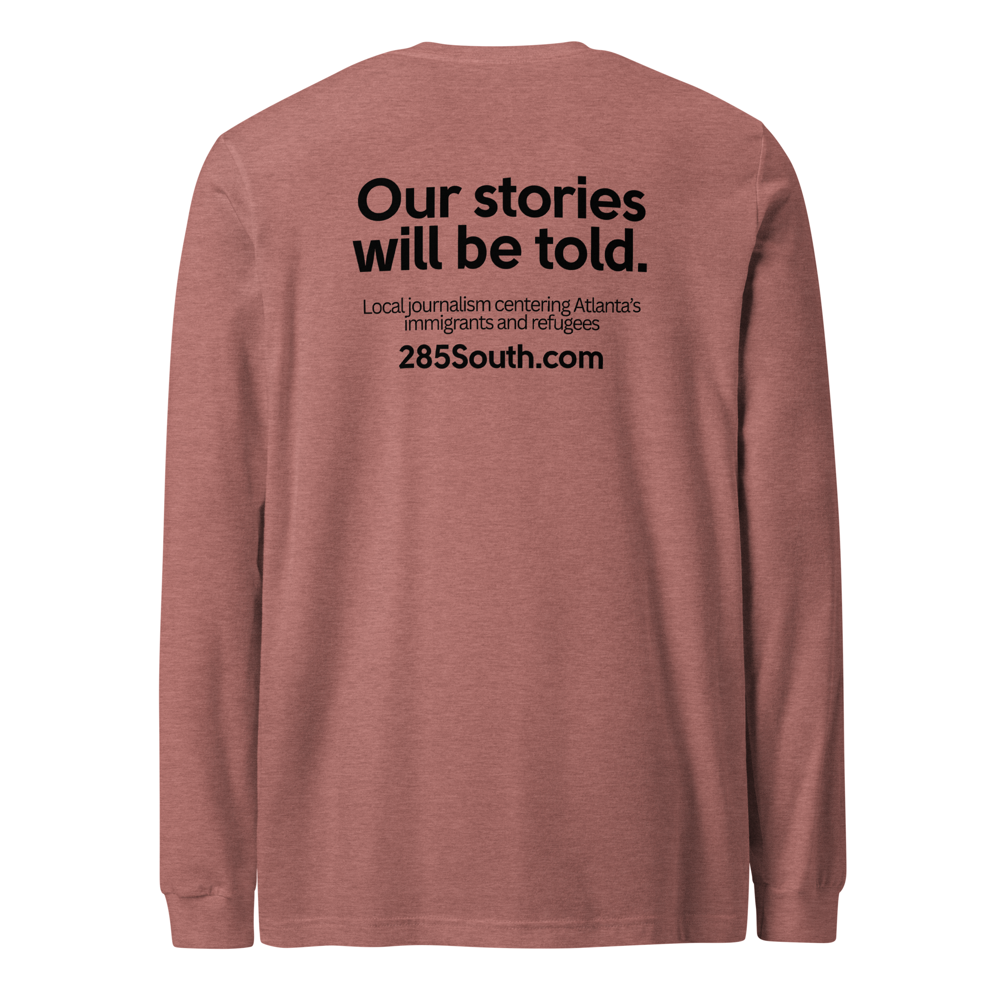 285 South Unisex Long Sleeve Tee (Black Logo)